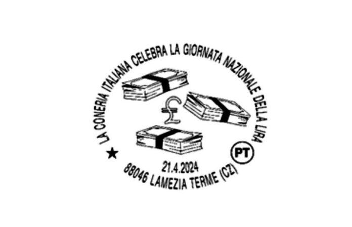 annullo filatelico lira