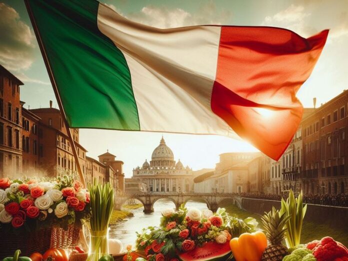 bandiera tricolore 25 aprile