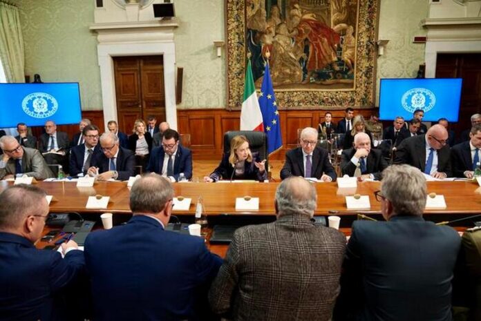 consiglio ministri meloni