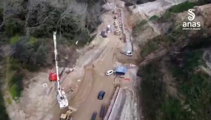 lavori Trasversale delle Serre anas