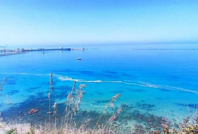 schiuma gialla mare bivona