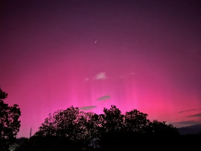 Aurora boreale visibile anche in Calabria