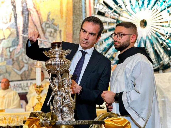 occhiuto lampada votiva san francesco