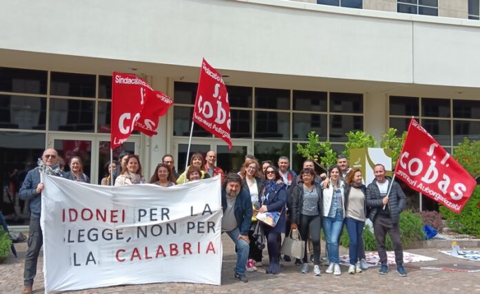 protesta sindacati oss