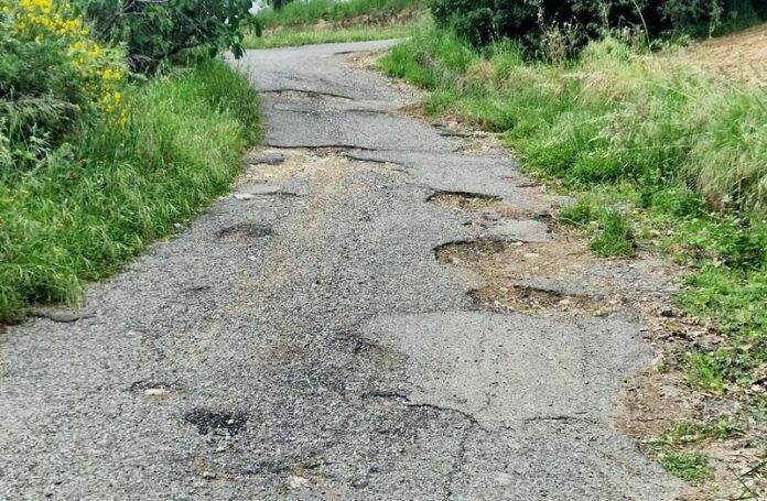 strada buche frazioni cosenza