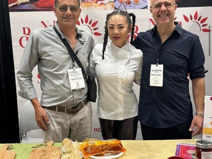 La presentazione della nduja con una fantomatica ambasciatrice
