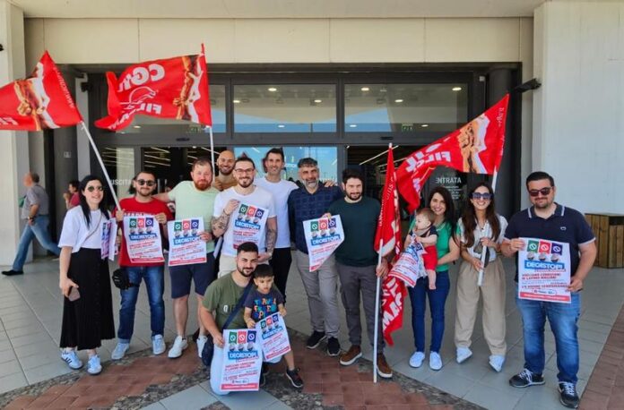 sciopero lavoratori decathlon