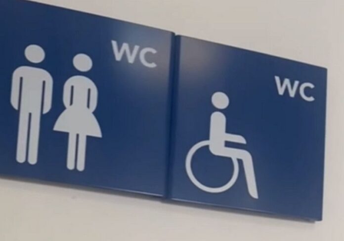 bagno disabili segnaletica