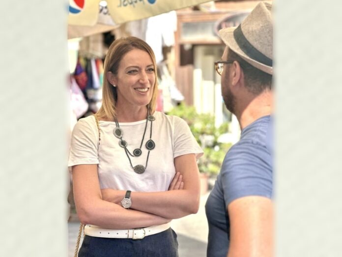 Roberta Metsola in Calabria