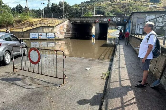 allagamento sottopasso nocera terinese