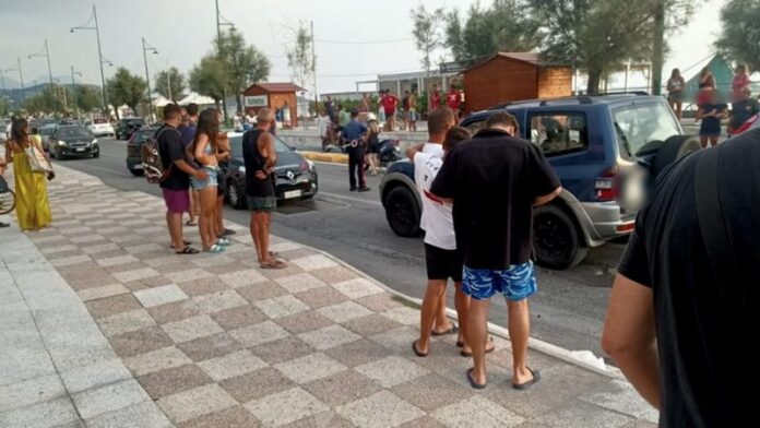 donne investite lungomare tortora