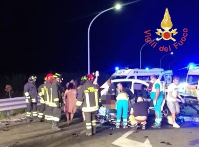 incidente stradale 106