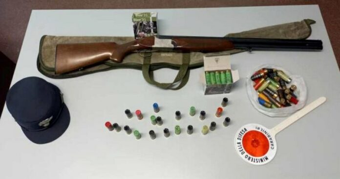fucile cartucce bracconaggio