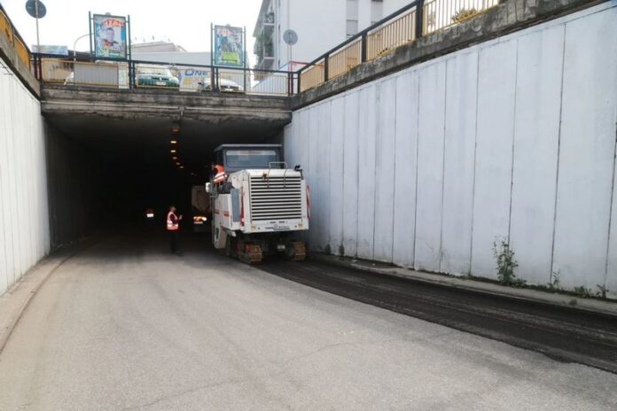lavori sottopasso cosenza