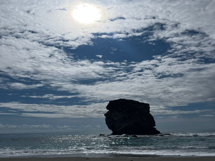 luna piena mar tirreno
