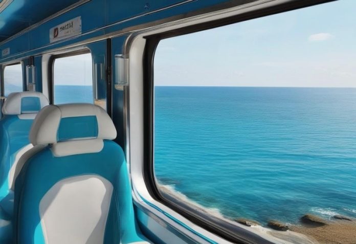 mare finestrino treno