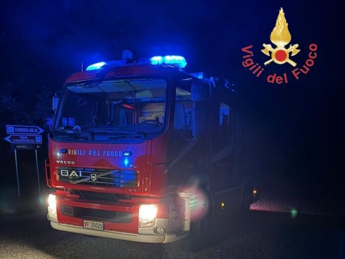 vigili del fuoco sera