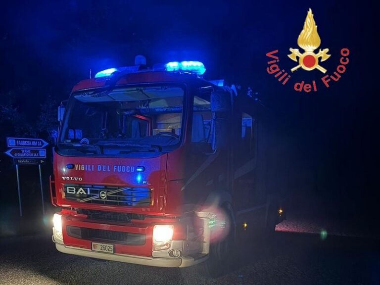 vigili del fuoco sera