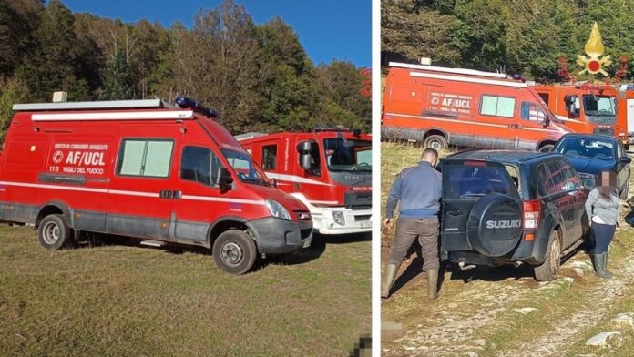 vigili fuoco dispersa funghi