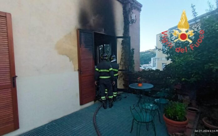 incendio villa cosenza