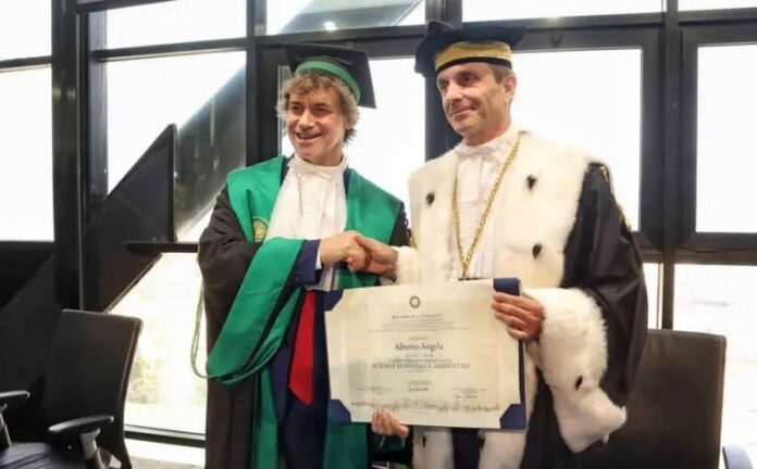 Consegna Laurea Honoris Causa Alberto Angela Universita Mediterranea