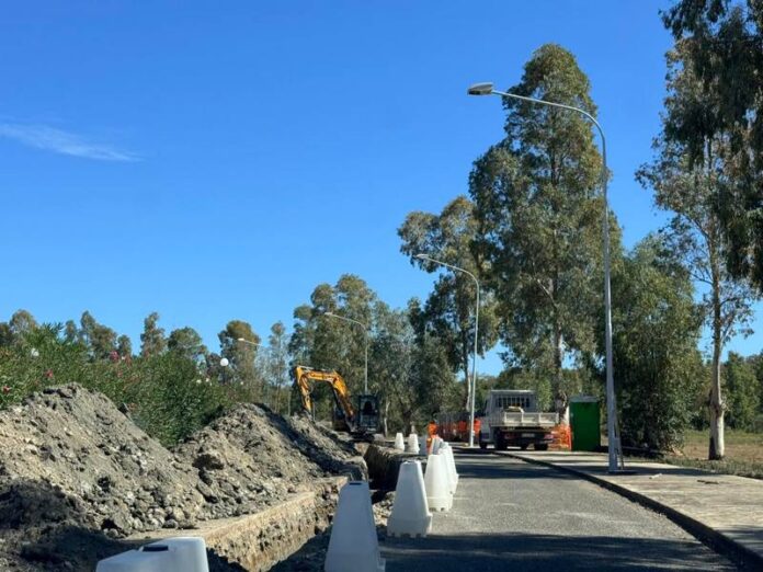 Lavori fognatura Laghi Sibari