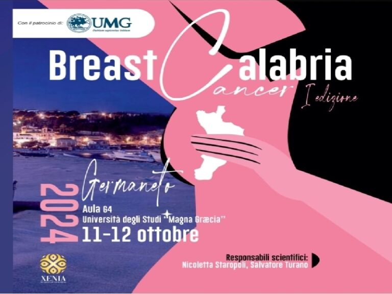 Venerdì e sabato importante congresso medico all’Università Magna Grecia sul “Breast Cancer Calabria”