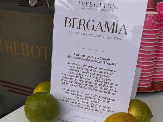 Trebottoni presenta in anteprima il sorbetto Bergamia all'evento Bergarè