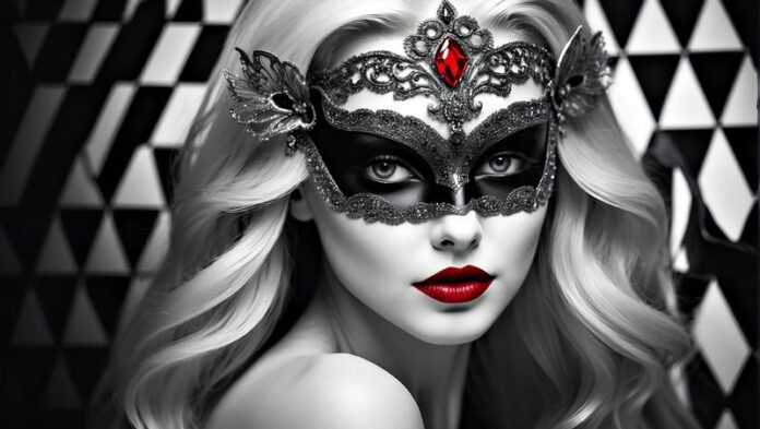 ai-generated maschera donna