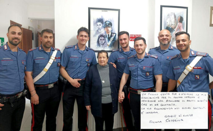 anziana truffata carabinieri