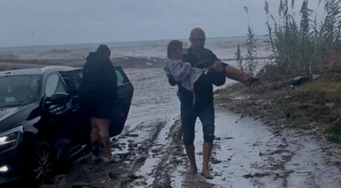 bova salvataggio maltempo