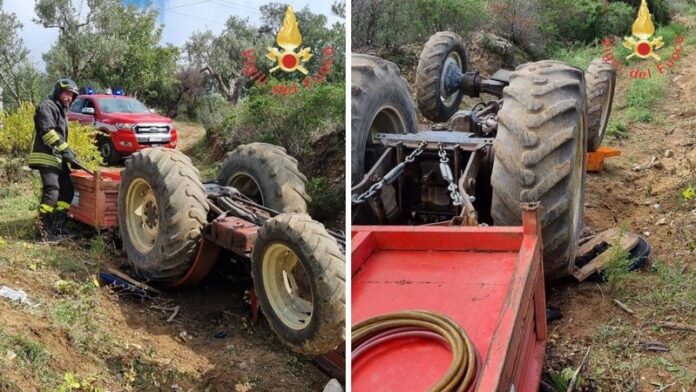 incidente trattore cropani