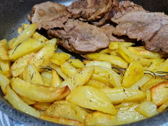 patate della sila con girelle di vitello