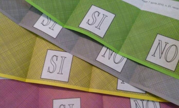 referendum votazione scheda
