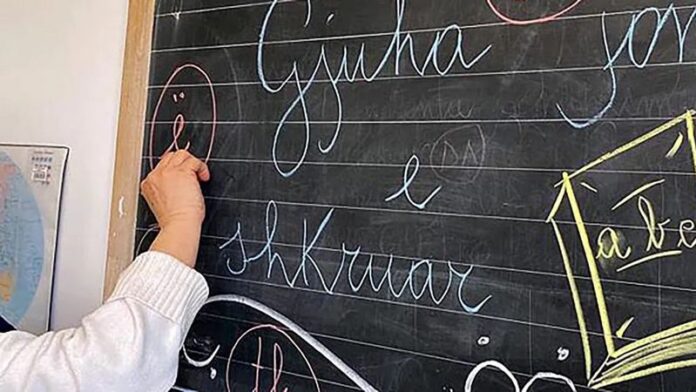 scrittura arbëreshe