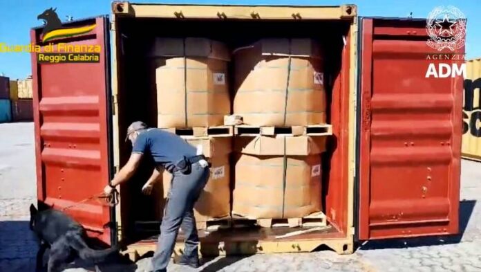 sequestro cocaina porto gioia tauro