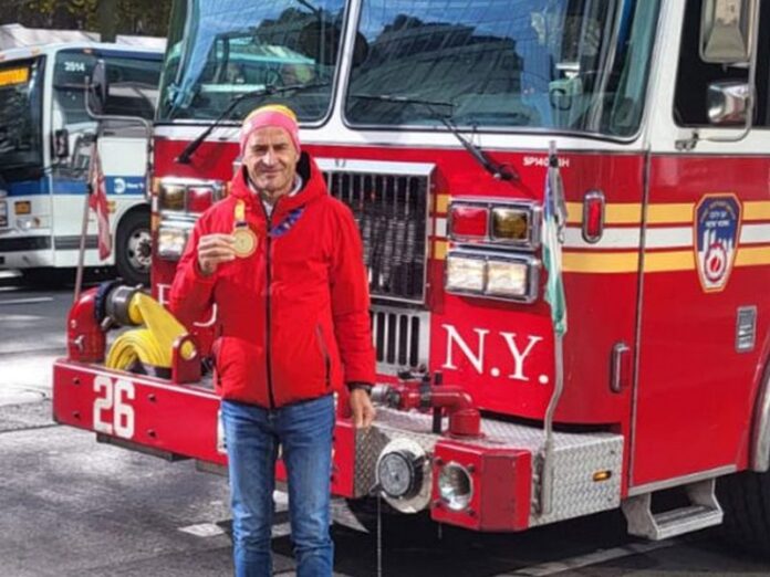 Giuseppe Petrone maratona di New York