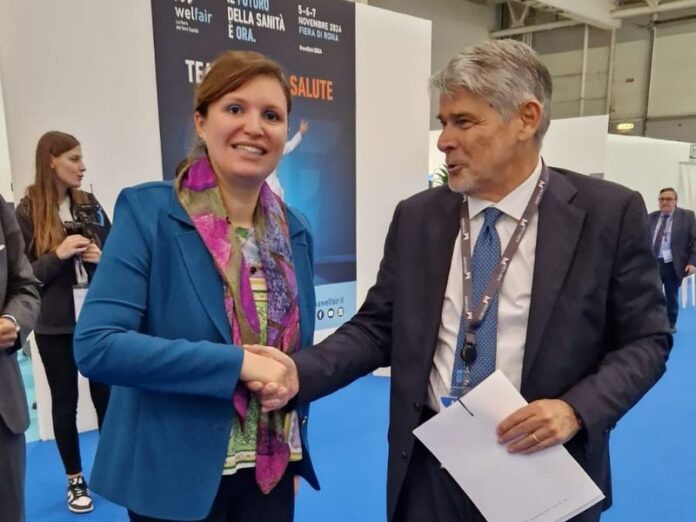 La Garante della Salute con il capo di gabinetto del Ministero della Salute, Marco Mattei
