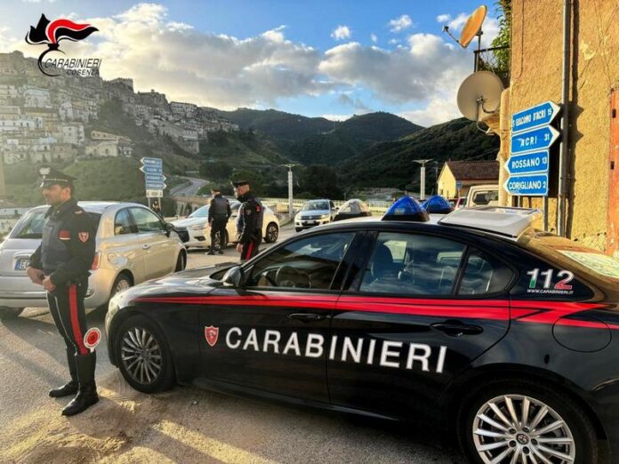 Rossano carabinieri_posto di bloco