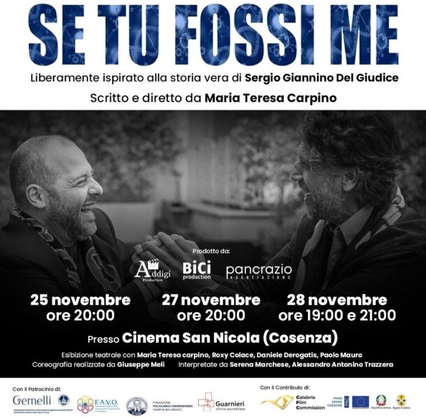 “Se tu fossi me”. A Cosenza la prima tappa della tournée