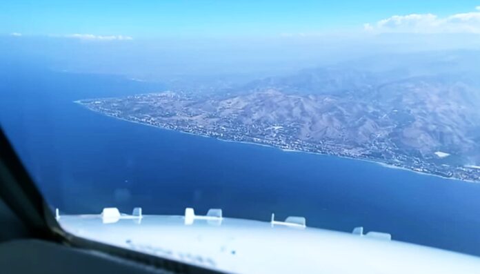 reggio calabria vista aereo