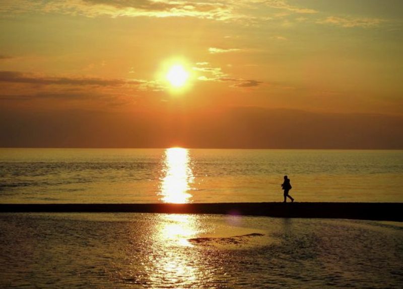foce fiume lao tramonto_foto stefano contin