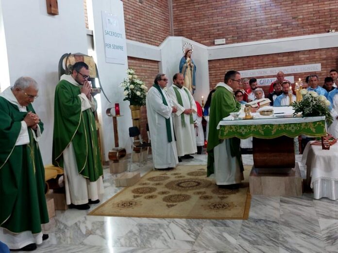 la concelebrazione della Messa di accettazione - Badolato 03 nov. 2024