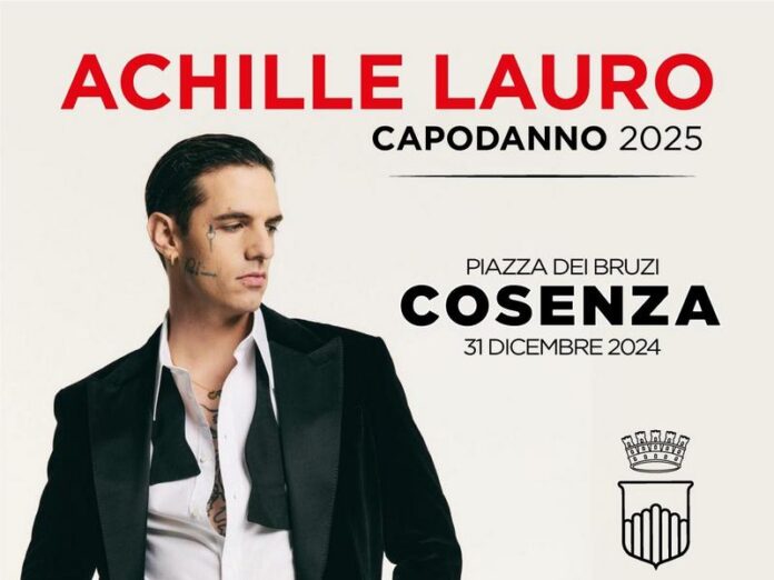 Achille Lauro concerto capodanno cosenza