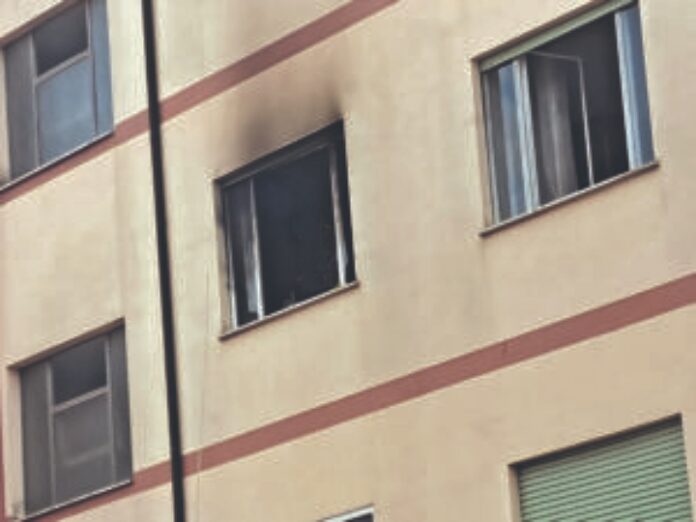 incendio appartamento anziana