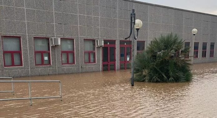 lamezia aula bunker allagata