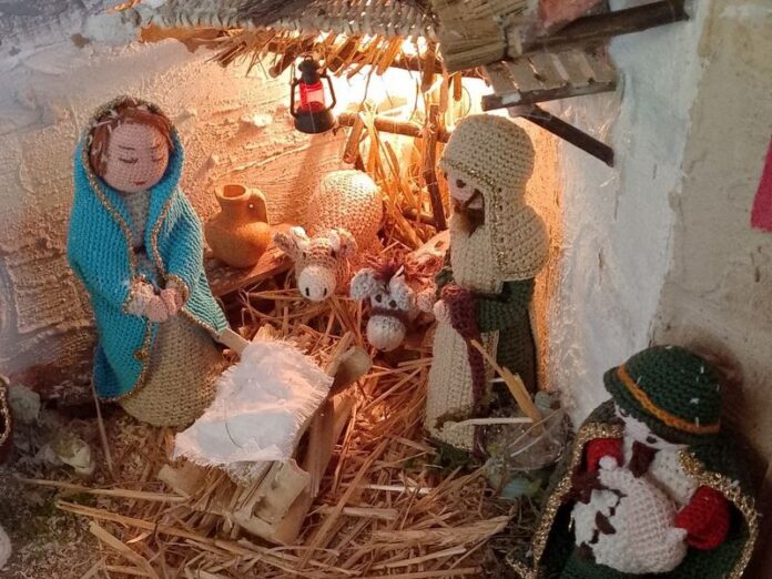 presepe rovito uncinetto