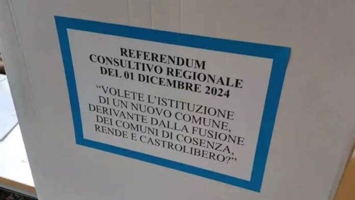referendum citta unica cosenza