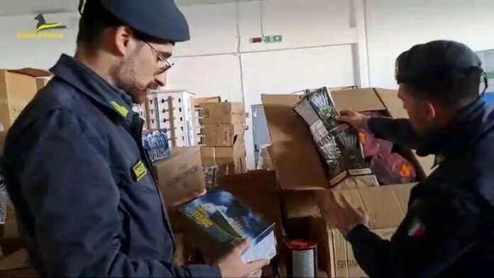 sequestro fuochi di artificio a catanzaro