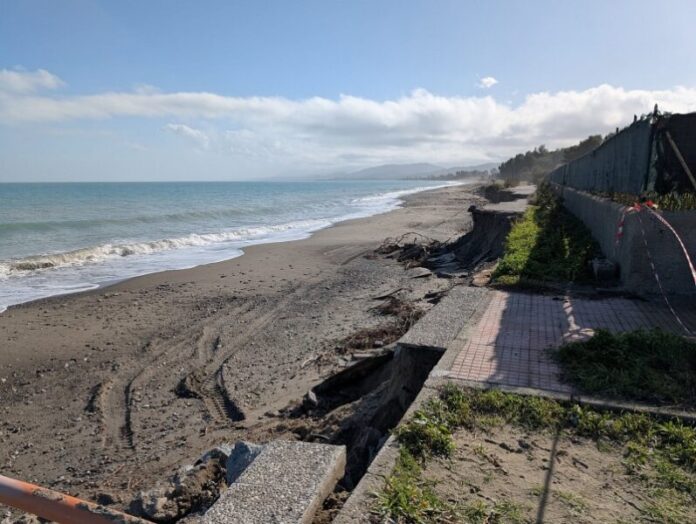 maltempo erosione lungomare